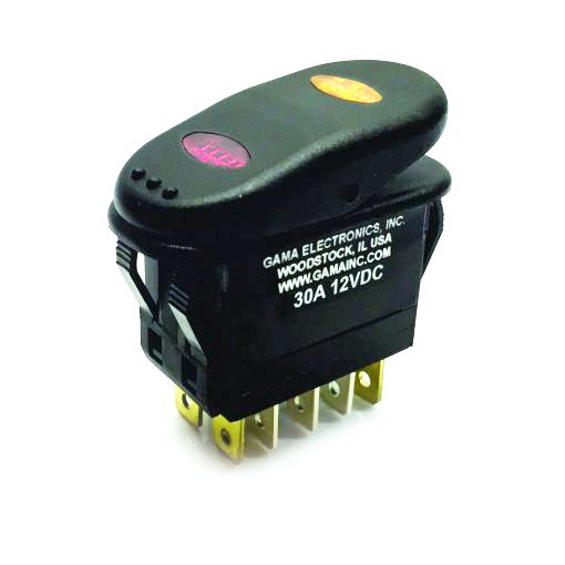 Taylor Toggle Switch SPST 50 AMP HEAVY DUTY 12V  1018 with 4 weatherproof Boots 