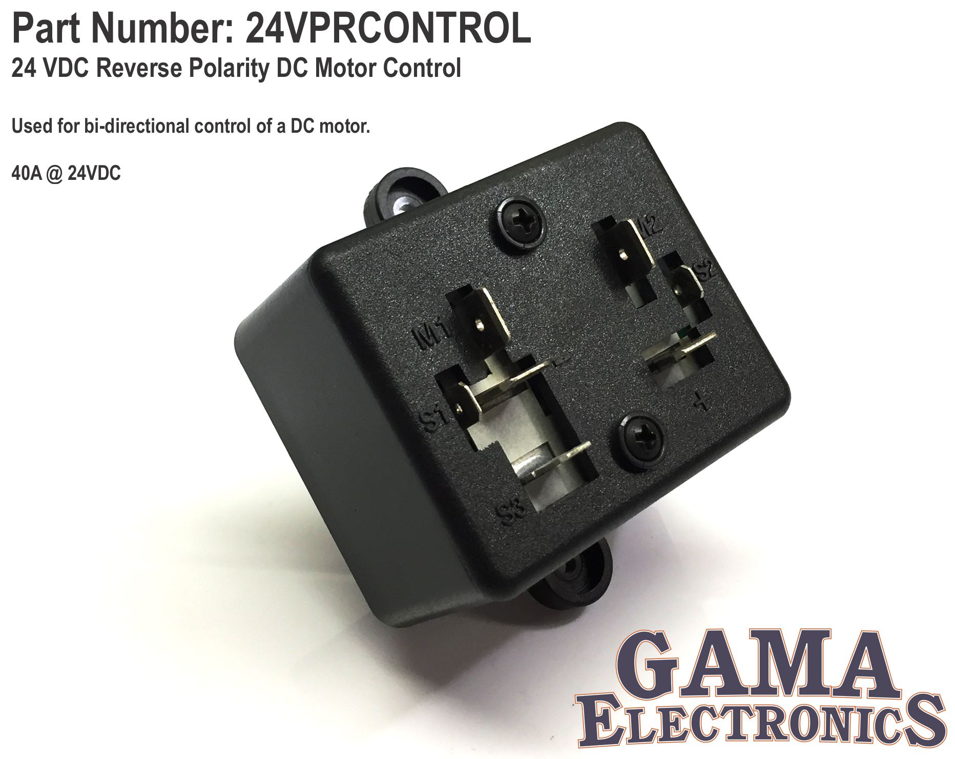 24VPRCONTROL - Gama Electronics single pole double throw momentary switch wiring diagram 