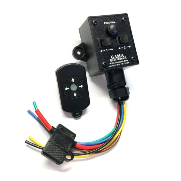 RF Remote Control System, (2) 12VDC Polarity Reversing Motor Outputs